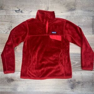 Patagonia Red Fleece Pullover